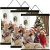 3 Pack Magnetic Poster Hanger Frame 16 inch Black- 16x24 16x22 16x20 Poster Frame- Extra Strong Magnets, Wood Poster Hanger for Wall Art Pictures Photos Prints Maps,Diamond Art Painting