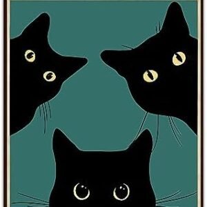 Black Cat Are You Pooping Funny Tin Signs Bathroom Wall Decor 8 x 12 Inch (918)