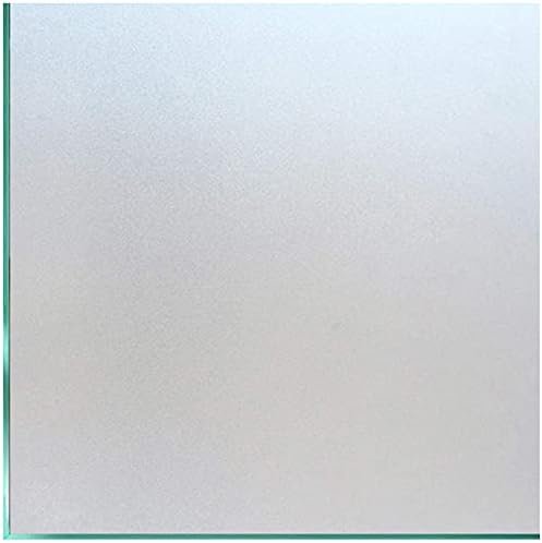 Coavas Window Privacy Film Frosted Glass Window Clings Bathroom Door Window Coverings Day and Night Privacy Peel and Stick Sun Blocking Decorative Frosting Home Window Tint (17.5 x 78.7 Inch, Pure)