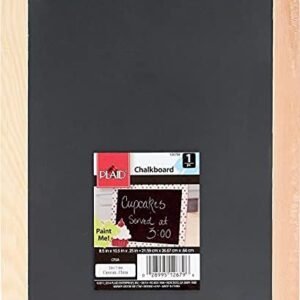 Plaid Double Sided Framed Chalkboard, 8.5"X10.5", 1 Pack