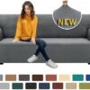 2024 Newest Couch Covers for 3 Cushion Couch 1 Piece Sofa Slipcovers High Stretch Soft Couch Covers Washable Sofa Furniture Protector Anti-Slip Sofa Couch Covers Dogs (Sofa, Light Gray)