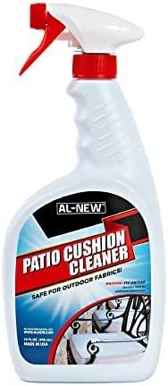 AL-NEW Patio Cushion Cleaner | Safe For Use On Outdoor Fabrics Such As Patio Cushions, Awnings, Furniture Covers, and more (32 Ounce)