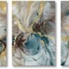 Abstract Wall Art for Bathroom Decor Watercolor Painting Marble Vortex Modern Canvas Prints Painting for Living Room Bedroom Home Office Decor
