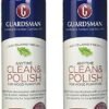 Guardsman Clean & Polish For Wood Furniture - Woodland Fresh - 12.5 oz - Silicone Free, UV Protection - 2 Pack