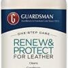 Guardsman Renew & Protect Leather Cleaner, Conditioner, and Protector for Leather Furniture & Car Interiors | Small Leather Goods and Leather Shoe Cleaner, 16 Fluid Ounces