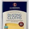 Guardsman Wood Furniture Dusting Cloths - 5 Pre-Treated Cloth - Captures 2x The Dust of a Regular Cloth, Specially Treated, No Sprays or Odors - 462700