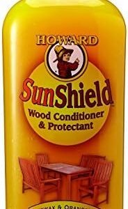 HOWARD SWAX16 Outdoor Furniture Wax, 16 Fl Oz (Pack of 1), Yellow