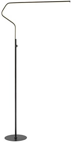 JONATHAN Y JYL7020B Julian 65.25" Integrated LED Metal Floor Lamp Minimalistic,Modern,Contemporary for Bedrooms, Living Room, Office, Reading, Black