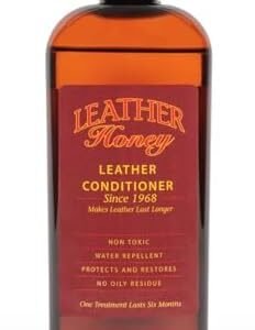 Leather Honey Leather Conditioner, Since 1968. For All Leather Items Including Auto, Furniture, Shoes, Purses and Tack. Non-Toxic and Made in the USA