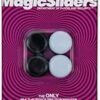 Magic Sliders L P 4225 4 Pack 7/8"-1" RND Slider, 1 Pack, White/Black