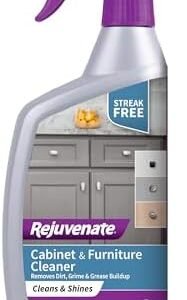 Rejuvenate Cabinet And Furniture Cleaner Removes Dirt, Grime And Grease Buildup To Clean And Shine Cabinets And Furniture, 24 Ounces