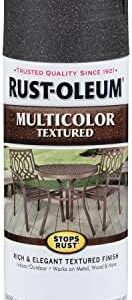 Rust-Oleum 223525 Stops Rust Multi-Color Textured Spray Paint, 12 Ounce (Pack of 1), Aged Iron, 12 Fl Oz