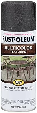 Rust-Oleum 223525 Stops Rust Multi-Color Textured Spray Paint, 12 Ounce (Pack of 1), Aged Iron, 12 Fl Oz