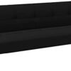 Serta Rane Convertible Sofa Bed, 66.1" W x 33.1" D x 29.5" H, Black