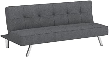 Serta Rane Convertible Sofa Bed, Charcoal