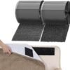 TEUVO 11cm(4.3 in) X 6M(19.7FT) Couch Cushion Grips Non Slip Couch Cushions Pads Strips Keep Couch Cushion Mattress from Sliding Sofa Furniture Hook and Loop Tape with Adhesive Cushion Gripper Holders