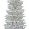 Vickerman 6' Sparkle White Spruce Pencil Artificial Christmas Tree, Unlit - Faux Spruce Christmas Tree - Seasonal Indoor Home Decor