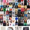 unique america 150 Pcs | Posters, Album Cover Posters, Posters For Bedroom, Room Decor, Rapper Posters For Room, Rap Album Posters, Music Artist Posters, 6x6 Inch 100 Pcs & 50 Stickers