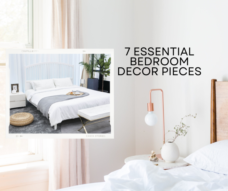 BEDROOM DECOR PIECES